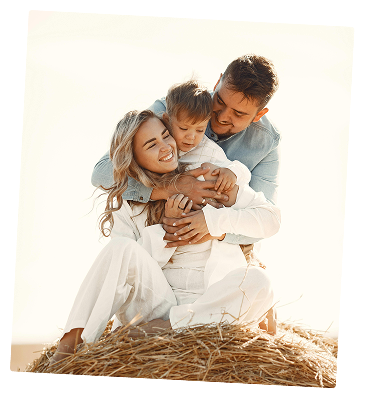 Parent and child sharing a meaningful moment together